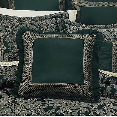 Five Queens Court Bowery 20" Square Decorative Throw Pillow