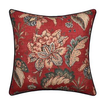 Five Queens Court Eveleth 18" Square Decorative Throw Pillow