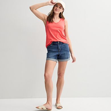 Women's Sonoma Goods For Life® Elevated V-Neck Tank Top