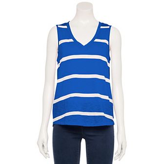 Women's Sonoma Goods For Life® Elevated V-Neck Tank Top
