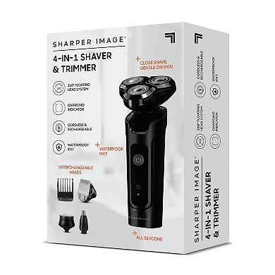 Sharper Image 4-in-1 Shaver and Trimmer