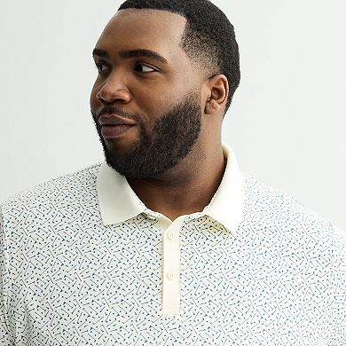 Big & Tall FLX Short Sleeve Printed Performance Polo