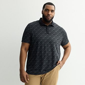 Big & Tall FLX Short Sleeve Printed Performance Polo