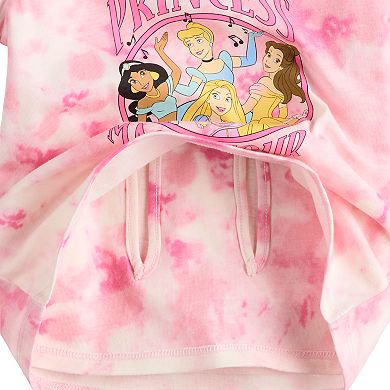 Disney Princess Jasmine, Cinderella, Belle & Rapunzel "Magic Tour" Toddler & Girls 4-12 Physical Adaptive Short Sleeve Tee by Jumping Beans®