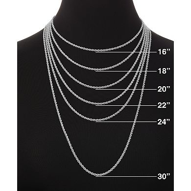 PRIMROSE Cubic Zirconia Double Strand Station Necklace