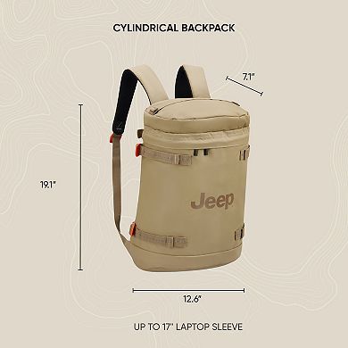 Jeep Cylindrical Backpack - JS013C