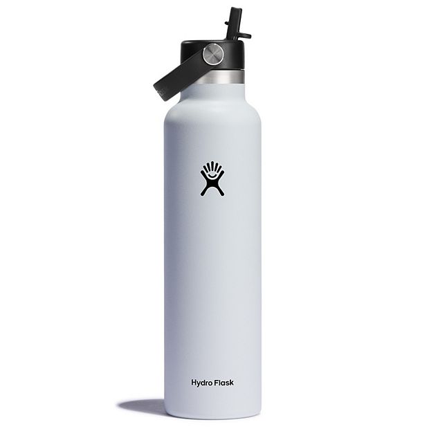 Hydro Flask - 24oz Standard Mouth Flex Straw Cap - White