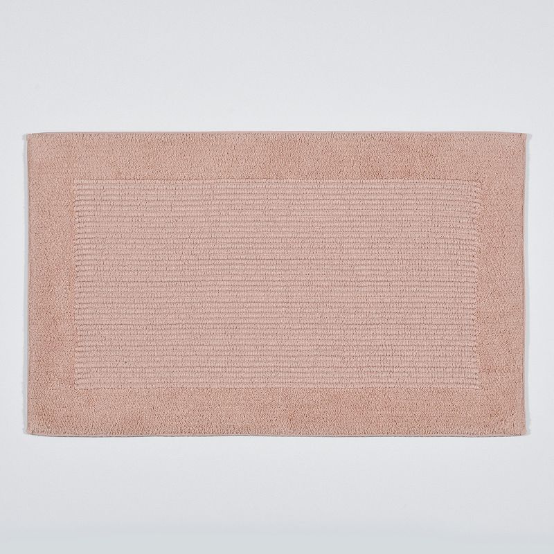 Sonoma Goods For Life® Cotton Reversible Bathmat, Antique Pink