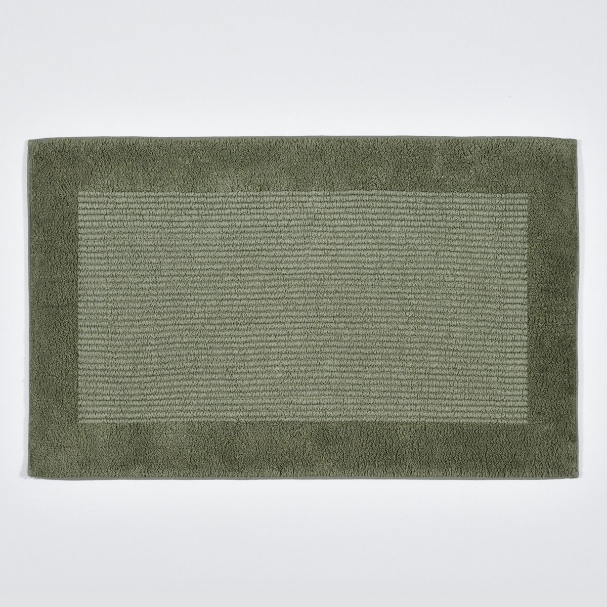 Cotton Reversible Bathmat - Sage