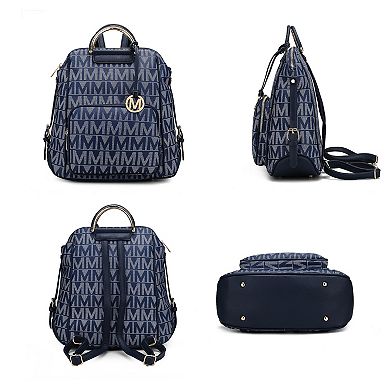 Mkf Collection Cora Milan M Signature Trendy Backpack By Mia K