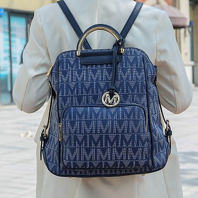 Mkf Collection Cora Milan M Signature Trendy Backpack By Mia K