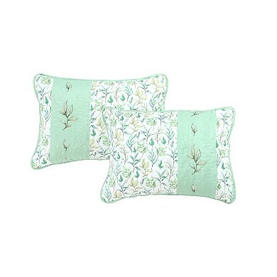 Harper Lane® Watercolor Leaves Quilt Set with Shams