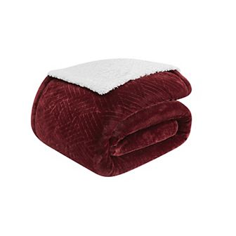 Cannon Carved Faux Fur Twin Blanket