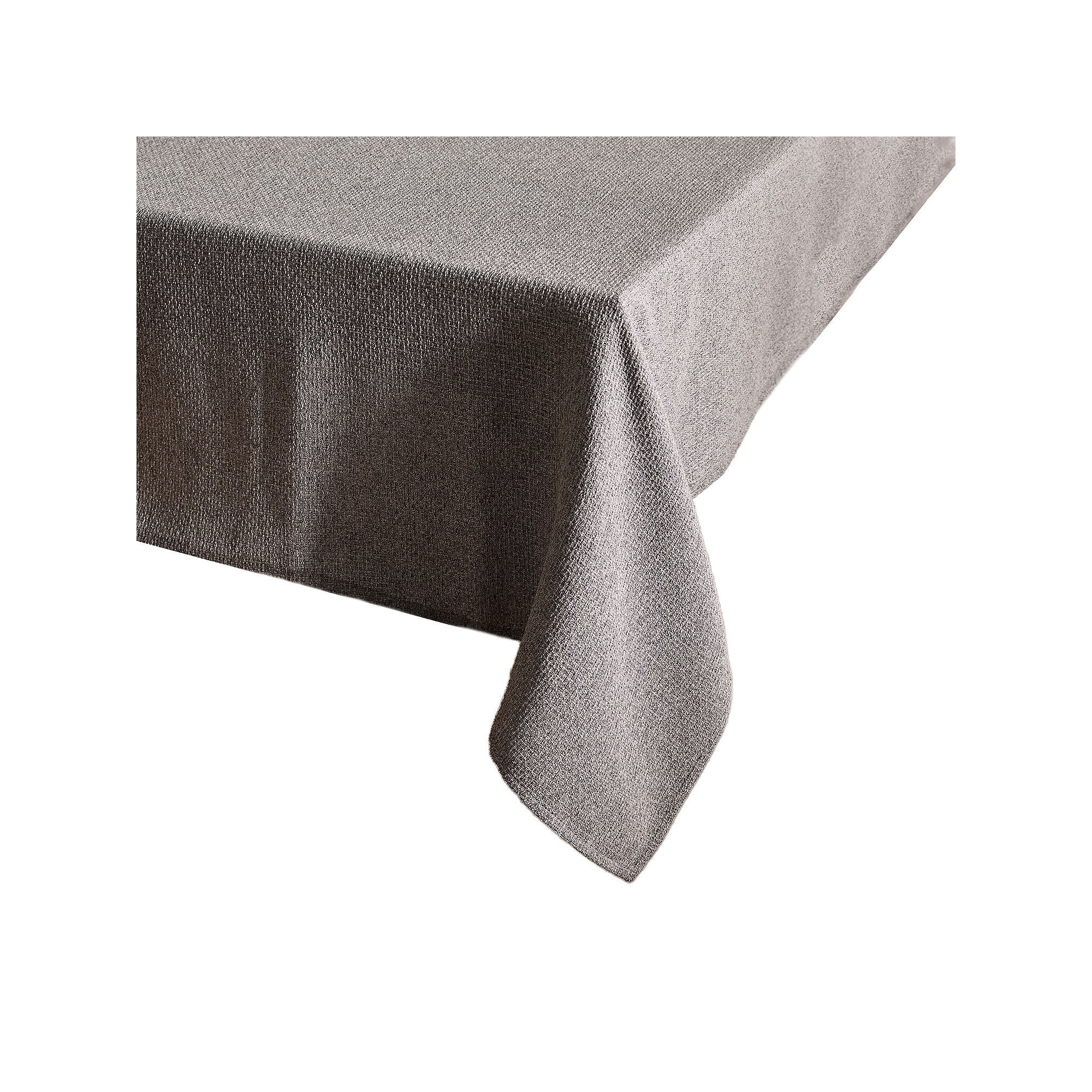 Mingle & Co. Easy Care Spill-Proof Tablecloth, Grey