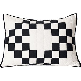 Lands' End Irish Chain Quilt Sham