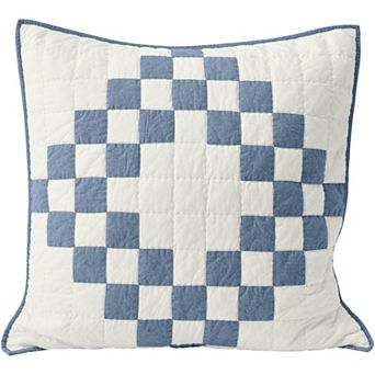 Lands' End Irish Chain Quilt Sham