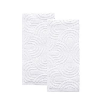 The Big One® 100% Cotton Textured 2 Pack Hand Towel Set