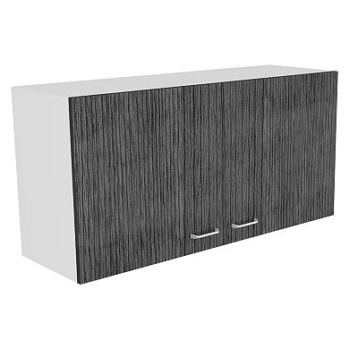 DEPOT E-SHOP Salento Wall Double Door Cabinet, Two Shelves