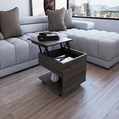 DEPOT E-SHOP Babel Lift Top Coffee Table, Casters, One Shelf