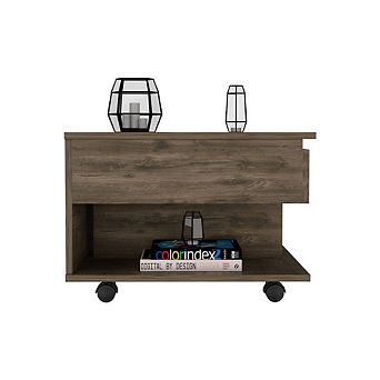DEPOT E-SHOP Babel Lift Top Coffee Table, Casters, One Shelf