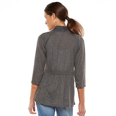 Women's AB Studio Open-Front Cardigan