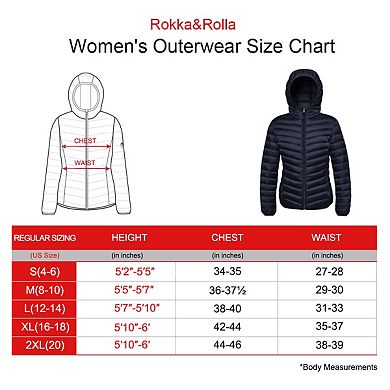 Women's Rokka&rolla Light Packable Puffer Jacket