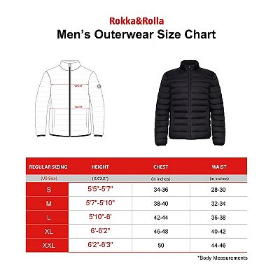 Men's Rokka&rolla Light Packable Puffer Jacket