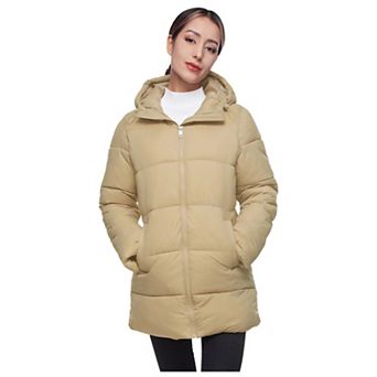 Women's Rokka&rolla Hooded Puffer Jacket Coat