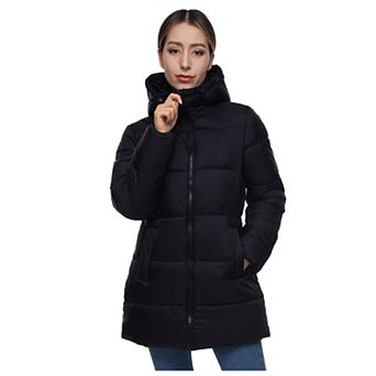 Women's Rokka&rolla Hooded Puffer Jacket Coat