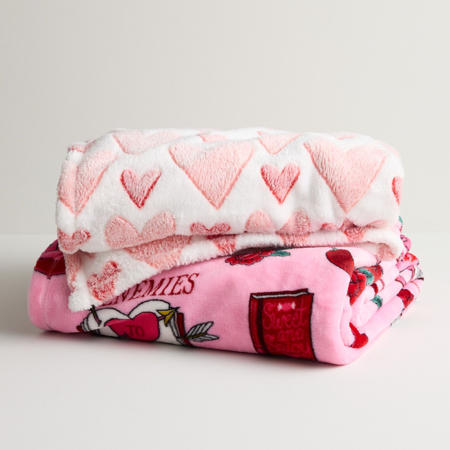 The Big One® Valentine's Day Hearts Oversized Supersoft Plush Throw