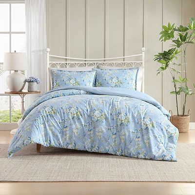 Volant double Laura Ashley/jupe de lit à volants en tissu