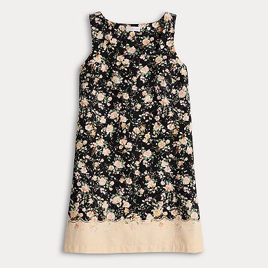 Petite LC Lauren Conrad Square Neck Shift Dress