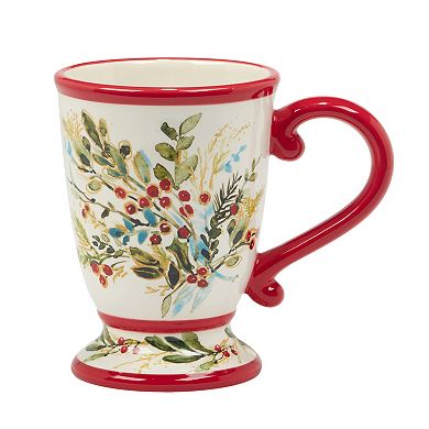 Certified International Christmas Gatherings 4 pc Mug Set