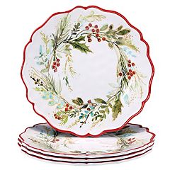 Melamine christmas dinner plates hotsell