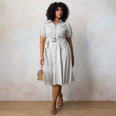 Plus Size LC Lauren Conrad Utility Midi Dress