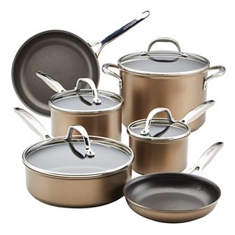 Anolon Ascend 10 pc Hard Anodized Nonstick Cookware Set