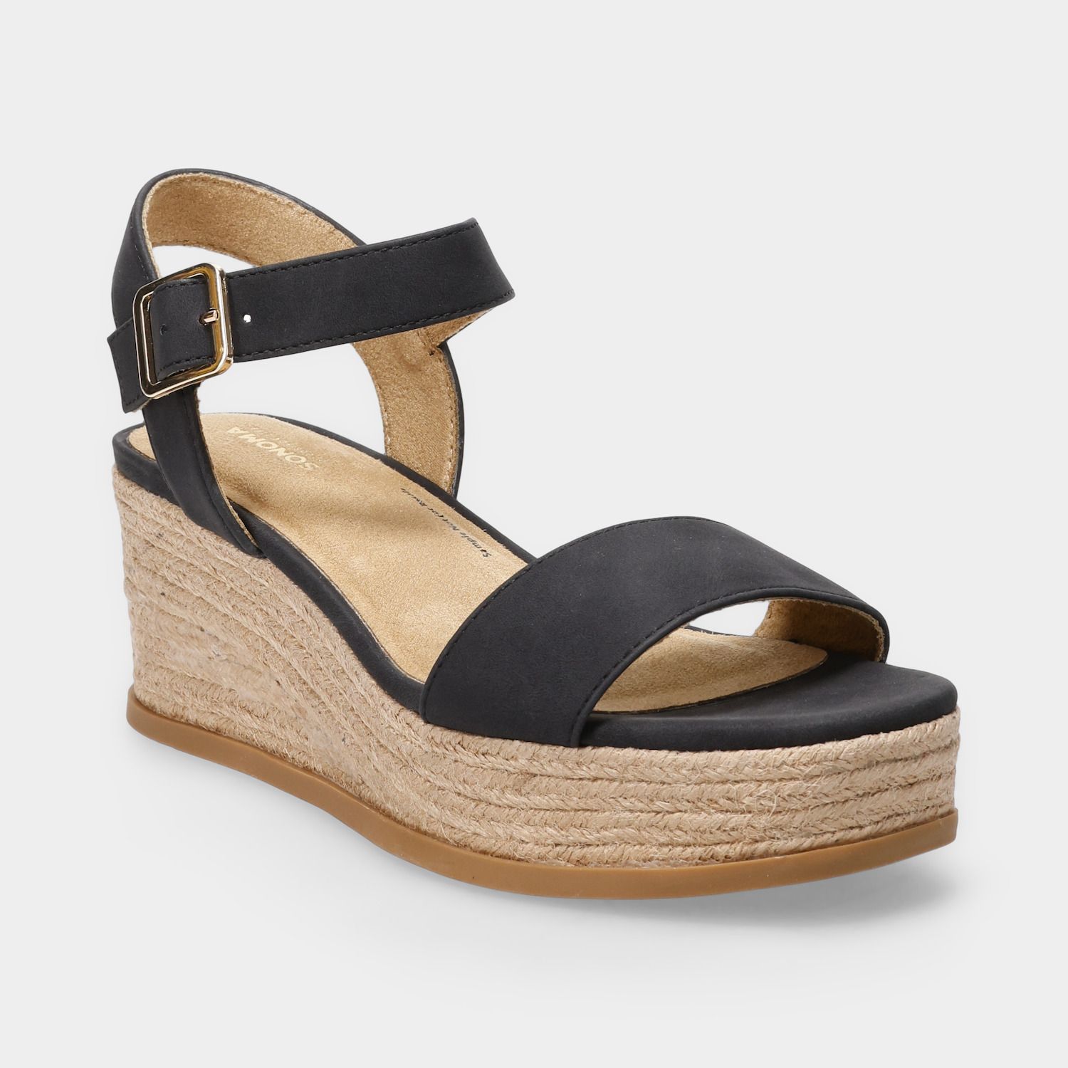Женские сандалии Sonoma Goods For Life Wedge, цвет: Чёрный — фото 1