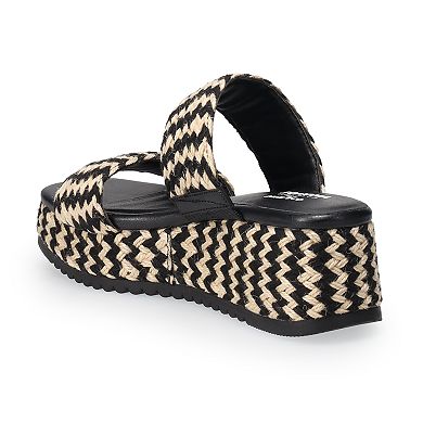 Sonoma Goods For Life® Edina Women's Flatform Two Band Sandals