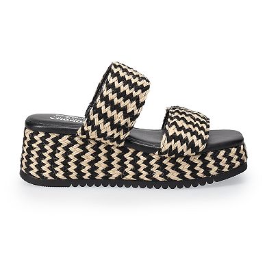 Sonoma Goods For Life® Edina Women's Flatform Two Band Sandals