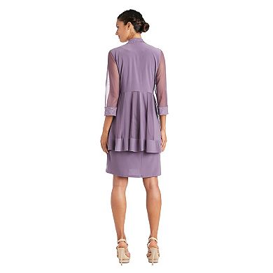 Women's R&M Richards 2-pc. Panel Jacket & Dress Set