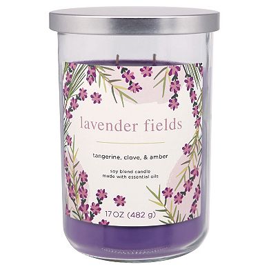 Sonoma Goods For Life® 17-oz. Lavender Fields Single Pour Candle Jar