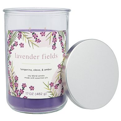 Sonoma Goods For Life® 17-oz. Lavender Fields Single Pour Candle Jar