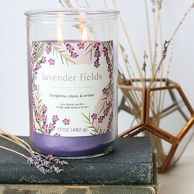 Sonoma Goods For Life® 17-oz. Lavender Fields Single Pour Candle Jar
