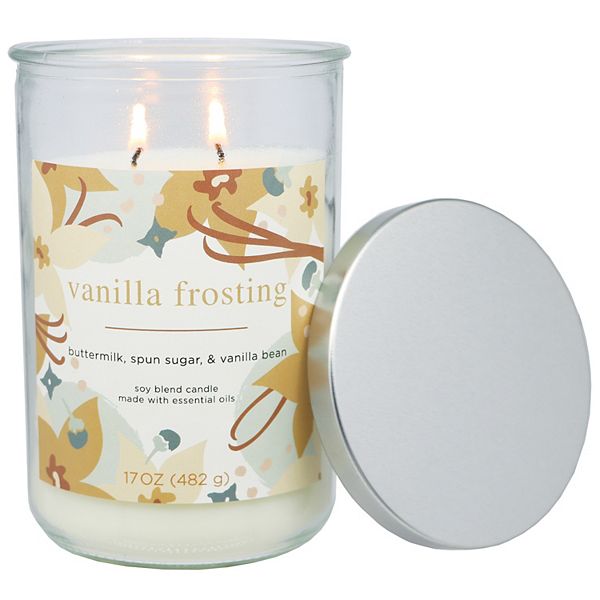 Sonoma Goods For Life® 17-oz. Vanilla Frosting Single Pour Candle Jar - Multi