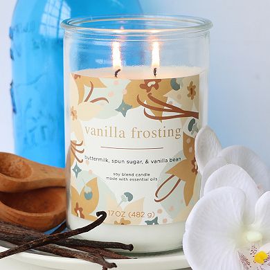 Sonoma Goods For Life® 17-oz. Vanilla Frosting Single Pour Candle Jar