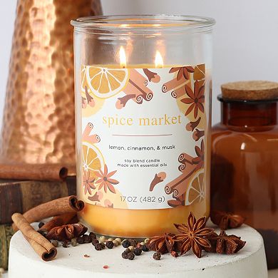 Sonoma Goods For Life® 17-oz. Spice Market Single Pour Candle Jar