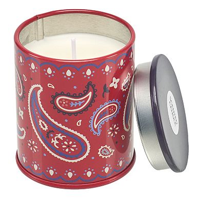 Celebrate Together™ Americana Sugared Vanilla Bandana Tin Candle Jar