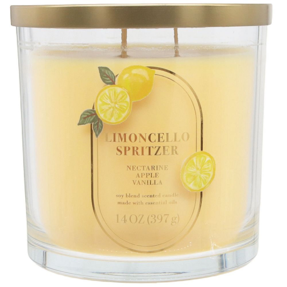 Sonoma Goods For Life® Limoncello Spritzer 3-Wick Candle