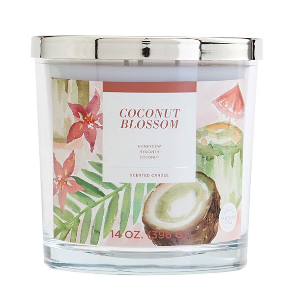 Sonoma Goods For Life® Coconut Blossom 14-oz. Large Candle Jar - Multi