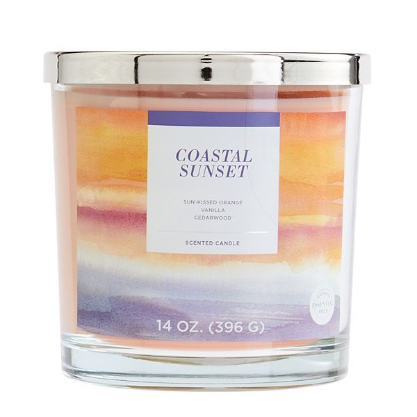 Sonoma Goods For Life® Coastal Sunset 14-oz. Large Candle Jar - Multi